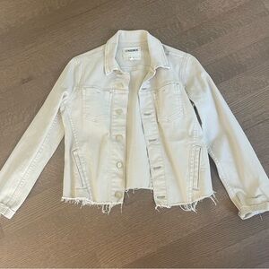 L'AGENCE Light Cream Jean Jacket